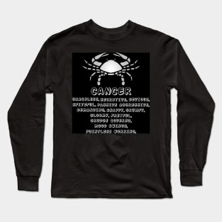 Other Side Of The Zodiac – Cancer Long Sleeve T-Shirt